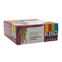 Kind Bar Plus: Cranberry Almond PLUS Antioxidants; Box of 12 Kind Bar Plus: Cranberry Almond PLUS Antioxidants; Box of 12