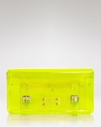 Are you ready for this jelly? Clearly kate spade new york is perfectly on trend with this vinyl clutch in this season's most covet-worthy shade. Are you ready for this jelly? Clearly kate spade new york is perfectly on trend with this vinyl clutch in this season's most covet-worthy shade.