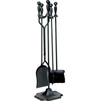 5 Piece Metal Fireplace Tool Set 5 Piece Metal Fireplace Tool Set