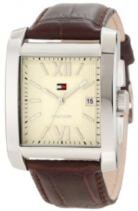 Tommy Hilfiger Men's 1710318 Classic Tank Roman Numeral Enamel Dial Watch Tommy Hilfiger Men's 1710318 Classic Tank Roman Numeral Enamel Dial Watch