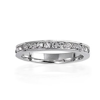 Bling Jewelry April Birthstone Sterling Silver CZ Eternity Band Ring Bling Jewelry April Birthstone Sterling Silver CZ Eternity Band Ring