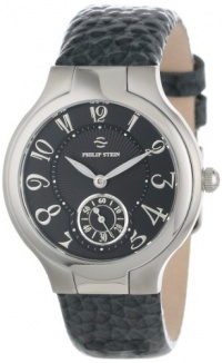 Philip Stein Women's 41-FB-CGGR Round Black Dial Grey Grainy Calf Strap Watch Philip Stein Women's 41-FB-CGGR Round Black Dial Grey Grainy Calf Strap Watch