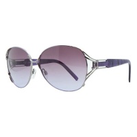 Just Cavalli JC 399/S 14Z Silver Oversized Round Sunglasses