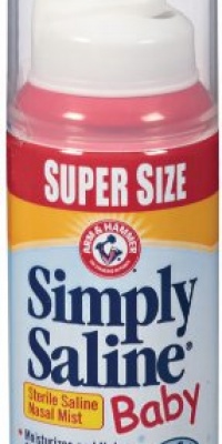 Simply Saline Baby Nasal Mist, Super Size, 3-Ounce Simply Saline Baby Nasal Mist, Super Size, 3-Ounce