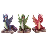 Gifts & Decor See Hear Speak No Evil Dragon Figurines, 3-Piece