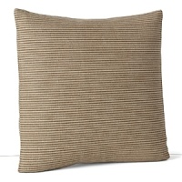 Textured stripes in warm, earthy brown and tan accent this decorative pillow by Calvin Klein Home. Textured stripes in warm, earthy brown and tan accent this decorative pillow by Calvin Klein Home.