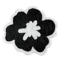 InterDesign Fiore Rug, Black and White InterDesign Fiore Rug, Black and White