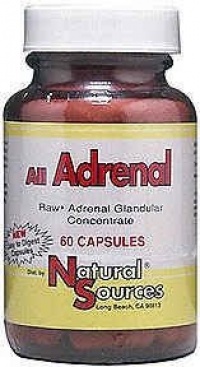Natural Sources - All Adrenal, 165 mg, 60 capsules Natural Sources - All Adrenal, 165 mg, 60 capsules