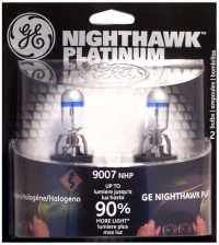 GE 9007NHP/BP2 Nighthawk PLATINUM Headlight Bulbs, Pack of 2 GE 9007NHP/BP2 Nighthawk PLATINUM Headlight Bulbs, Pack of 2