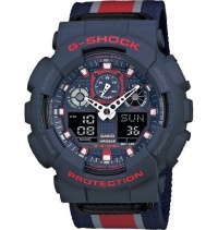 Casio - G-Shock - Military Cloth Red - GA100MC-2A Casio - G-Shock - Military Cloth Red - GA100MC-2A
