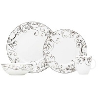 Lenox Simply Fine Chocolate 4-Piece Place Setting, Service for 1 Lenox Simply Fine Chocolate 4-Piece Place Setting, Service for 1