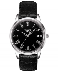 Timeless precision and Swiss artistry creates this handsome Classic Dream collection watch from Tissot. Timeless precision and Swiss artistry creates this handsome Classic Dream collection watch from Tissot.