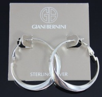 Giani Bernini Sterling Silver Earrings, Twist Hoop Earrings Giani Bernini Sterling Silver Earrings, Twist Hoop Earrings