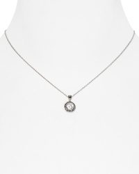 A subtle pendant on this Judith Jack necklace offers a glittering focal point, with its delicate contours and crystals. A subtle pendant on this Judith Jack necklace offers a glittering focal point, with its delicate contours and crystals.