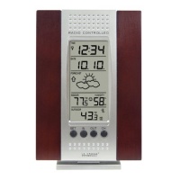 La Crosse Technology WS-7014CH-IT Indoor & Outdoor Digital Thermometer w/ Indoor Humidity, Forecaster, Atomic Clock La Crosse Technology WS-7014CH-IT Indoor & Outdoor Digital Thermometer w/ Indoor Humidity, Forecaster, Atomic Clock