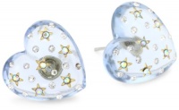Betsey Johnson Heaven's to Betsey Lucite Heart Stud Earrings Betsey Johnson Heaven's to Betsey Lucite Heart Stud Earrings