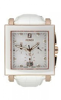 Fendi Ceramic Chronograph Rose-Gold Plated Diamond Dial Women's Watch #F658144D Fendi Ceramic Chronograph Rose-Gold Plated Diamond Dial Women's Watch #F658144D