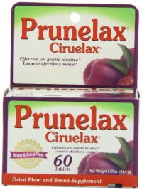 Prunelax Tablets, 60 Count Prunelax Tablets, 60 Count