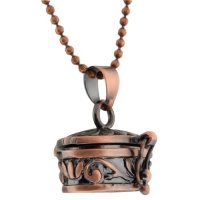 Unique Case Locket Pendant 10X20mm With 24 Inch Chain Unique Case Locket Pendant 10X20mm With 24 Inch Chain