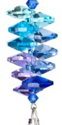 Woodstock Rainbow Makers Collection Crystal Moonlight Cascade with Large Icicle Crystal Woodstock Rainbow Makers Collection Crystal Moonlight Cascade with Large Icicle Crystal