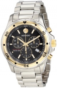 Movado Men's 2600098 Series 800 Two-Tone Performance Steel Case and Bracelet Watch Movado Men's 2600098 Series 800 Two-Tone Performance Steel Case and Bracelet Watch