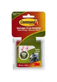 Command Poster Adhesive Value Pack, 48-Strip Command Poster Adhesive Value Pack, 48-Strip