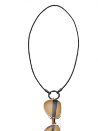 World Famous and Original LaLoop eyeglass necklace in Black.