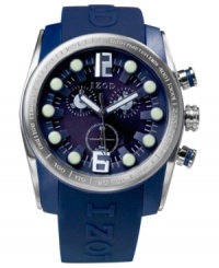 Hit the ground running with this sporty chronograph watch from Izod. Hit the ground running with this sporty chronograph watch from Izod.