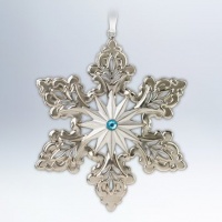 Hallmark 2012 Stamped Starlight Snowflake Ornament Hallmark 2012 Stamped Starlight Snowflake Ornament
