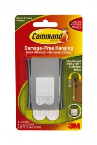 Command Sticky Nail Wire-Back Hanger Command Sticky Nail Wire-Back Hanger