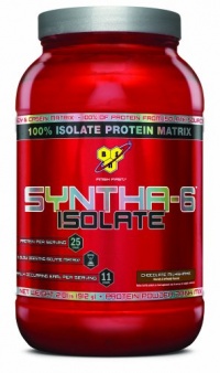 BSN Syntha-6 Isolate 100% Isolate Protein Supplement, Chocolate Milkshake, 4 Pound BSN Syntha-6 Isolate 100% Isolate Protein Supplement, Chocolate Milkshake, 4 Pound