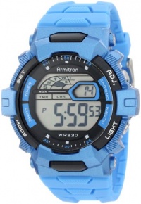 Armitron Men's 40/8278BLU Blue Resin Strap Chronograph Watch Armitron Men's 40/8278BLU Blue Resin Strap Chronograph Watch