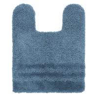 Shaw Living Penthouse Nylon Contour Bath Rug, Azure Shaw Living Penthouse Nylon Contour Bath Rug, Azure