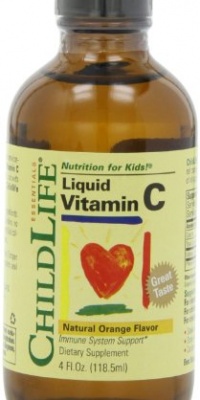 Child Life Liquid Vitamin C, Orange Flavor, Glass Bottle, 4-Ounce (Pack of 2) Child Life Liquid Vitamin C, Orange Flavor, Glass Bottle, 4-Ounce (Pack of 2)