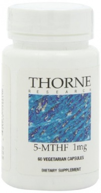 THORNE RESEARCH - 5-MTHF (5-Methyltetrahydrofolate) - 1mg 60's THORNE RESEARCH - 5-MTHF (5-Methyltetrahydrofolate) - 1mg 60's