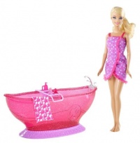 Barbie Bath Tub And Barbie Doll Playset Barbie Bath Tub And Barbie Doll Playset