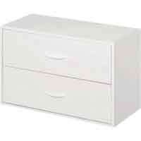ClosetMaid 8984 2-Drawer Stackable Organizer, White ClosetMaid 8984 2-Drawer Stackable Organizer, White