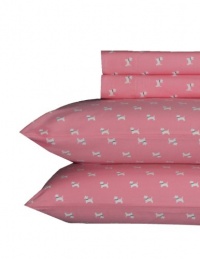Tommy Hilfiger Park Avenue Scottie Sheet Set, Queen Tommy Hilfiger Park Avenue Scottie Sheet Set, Queen