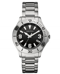 A sporty watch from Nautica in a classic silhouette. A sporty watch from Nautica in a classic silhouette.