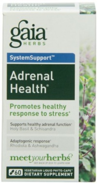 Gaia Herbs Adrenal Health, 60 Liquid Phyto-Capsules Gaia Herbs Adrenal Health, 60 Liquid Phyto-Capsules