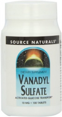Source Naturals Vanadyl Sulfate 10mg, 100 Tablets Source Naturals Vanadyl Sulfate 10mg, 100 Tablets