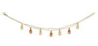 Studio 925 Chloe Champagne and Canary CZ Briolette 18K Gold Vermeil Sterling Silver Bracelet Studio 925 Chloe Champagne and Canary CZ Briolette 18K Gold Vermeil Sterling Silver Bracelet