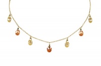 Studio 925 Champagne Diamond and Citrine CZ Briolette 18k Yellow Gold Vermeil Sterling Silver Necklace Studio 925 Champagne Diamond and Citrine CZ Briolette 18k Yellow Gold Vermeil Sterling Silver Necklace