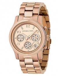 Michael Kors Watch Women's Rose Gold Plated Stainless Steel Bracelet MK5128 Michael Kors Watch Women's Rose Gold Plated Stainless Steel Bracelet MK5128