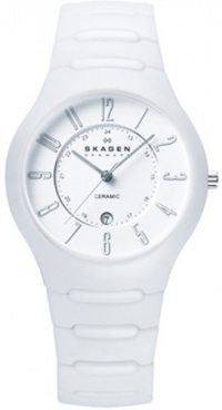 Skagen Women's 817LWXC Ceramic White Ceramic Watch Skagen Women's 817LWXC Ceramic White Ceramic Watch
