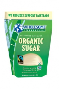 Wholesome Sweeteners Fair Trade Organic Sugar, 16-Ounce Pouches (Pack of 12) Wholesome Sweeteners Fair Trade Organic Sugar, 16-Ounce Pouches (Pack of 12)