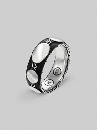 A singular style that fit's any man's look, crafted in gleaming sterling silver. From the Men's Dot Collection Sterling silver About ¼ wide Imported A singular style that fit's any man's look, crafted in gleaming sterling silver. From the Men's Dot Collection Sterling silver About ¼ wide Imported
