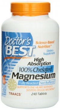 Doctor's Best High Absorption Magnesium (200 Mg Elemental), 240-Count Doctor's Best High Absorption Magnesium (200 Mg Elemental), 240-Count