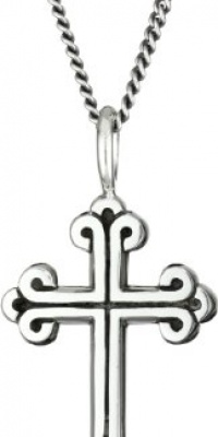 King Baby Cross Men's Traditional Cross Pendant Necklace King Baby Cross Men's Traditional Cross Pendant Necklace