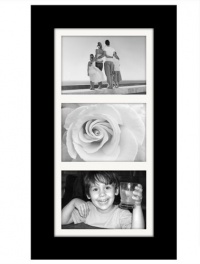 Malden Manhattan 5 by 7-Inch Black Wall Frame 3 Opening Malden Manhattan 5 by 7-Inch Black Wall Frame 3 Opening